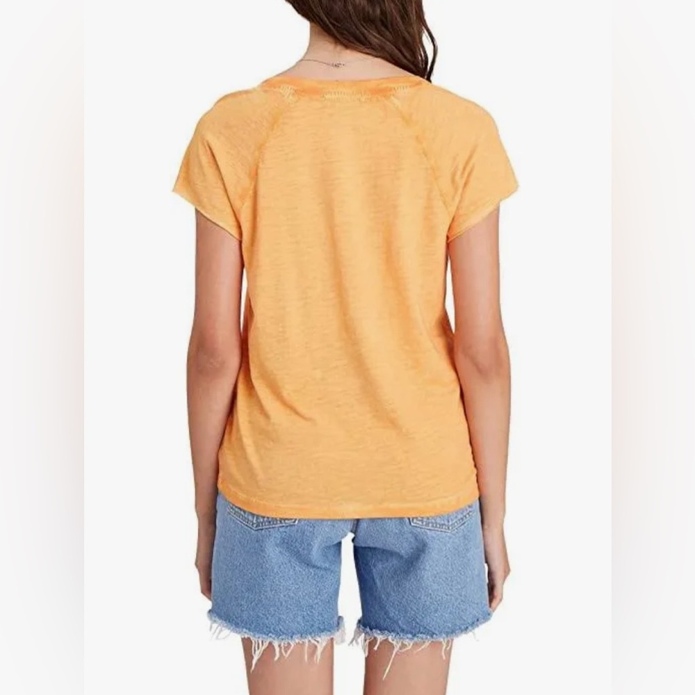 Sanctuary Womens V Neck Knit T-Shirt, SIZE S, Prickley Pear - Picture 5 of 8